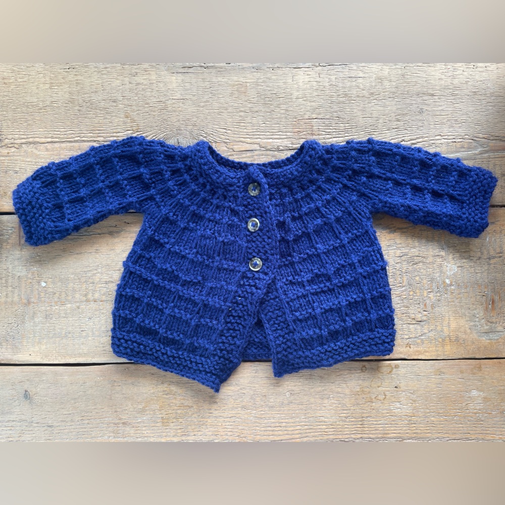 Hand knit sweater